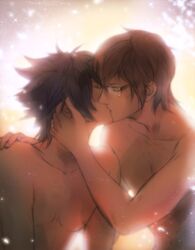 2boys final_fantasy final_fantasy_xv gay ignis_scientia kissing male male/male male_only noctis_lucis_caelum nude owlteria yaoi