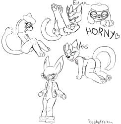 absurd_res anthro anus ass blush bombun_(kekitopu) clothed clothing feeshyartist felid feline female generation_2_pokemon genitals gesture hand_gesture hi_res lagomorph leporid mammal mimi_(mr.smile) mizu_(feeshyartist) nintendo philikkahn pointing pointing_at_viewer pokemon pokemon_(species) presenting presenting_anus presenting_pussy pussy rabbit rear_view side_view sketch_page smeargle solo spread_butt spread_pussy spreading taking_off_clothing