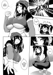 2girls a-block:_tips_please a-block_(series) ass big_ass big_breasts big_thighs breasts breasts_bigger_than_head bursting_breasts comic crossover curvaceous curvy curvy_figure digital_media_(artwork) female geek gid_sama goth goth_girl hips hourglass_figure huge_ass huge_breasts huge_thighs judy_blackburn juuichi11 large_ass large_breasts large_thighs legs mature mature_female nerd nerdy_female pizza_thot plump plump_ass plump_breasts plump_thighs slim_waist story thick thick_hips thick_legs thick_thighs thighs tips_(gats) voluptuous voluptuous_female waifusplit waist wide_hips wide_thighs