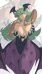 morrigan aensland from capcom by leedraw11