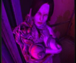 1girls angry_expression brainwashed camera_view corrupted corruption crossed_arms enemy_conversion female glowing_eyes heels helena_harper infected mind_control mutation nude_female reivoxel resident_evil tentacle tentacle_in_pussy tentacle_on_breast tentacle_on_neck tentacle_on_nipple tentacle_penetration