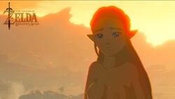 3d blonde_hair breath_of_the_wild female jaredofart nintendo nude pointy_ears princess_zelda solo the_legend_of_zelda zelda_(breath_of_the_wild)