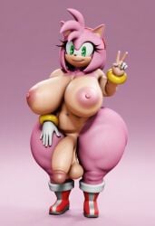 1futa 3d 3d_model ai ai_generated amy_rose amy_rose_(vulkyasha) ass big_ass big_breasts big_butt breasts bubble_ass bubble_butt futa_only futanari hedgehog hedgehog_girl naked nude pink_body pink_fur pink_skin simple_background solo solo_focus solo_futa sonic_(series) sonic_the_hedgehog_(series) tagme thick_thighs vulkyasha_(style)