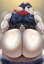 bara big_ass chubby fat_ass fortnite musk polar_bear polar_patroller polar_patroller_(fortnite) sweat