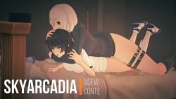 1futa 1futa1girl 3d 3d_(animation) audible_creampie bed bed_sex big_dom_small_sub chokehold cum_in_pussy evilzorak femsub forced futa_on_female futadom futanari futanari_on_female intense_orgasm intense_sex koikatsu prone_bone skyarcadia skyarcadia8843 sound tagme video