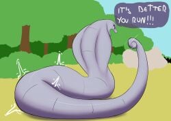 absurd_res after_vore arbok cobra digestion female female_pred generation_1_pokemon hi_res nintendo poisonsneksoffie pokemon pokemon_(species) reptile scalie snake vore