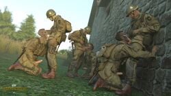 army blowjob deepthroat deepthroat_no_hands exhibitionism gay gay_male gay_sex group group_sex male medal_of_honor_airborne military oral oral_sex orgy outdoors soldier soldiers tommys_eagle_hq uniform ww2
