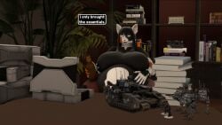bbw big_breasts breasts female furry huge_breasts kingofthekabuto overweight queenofthekabuto tagme thick_thighs wide_hips