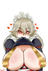 alexandrina_sebastiane big_breasts bikini golden_bikini maid zenless_zone_zero