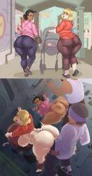 2girls ass big_ass crying crying_with_eyes_closed female forced forced_sex in_public maria_santiago milf milfs nickelodeon public_sex rape rita_loud sex sunnysundown the_loud_house thicc woman