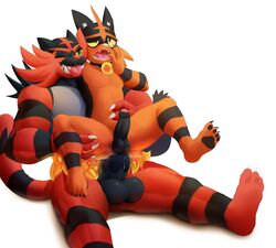incineroar from nintendo by manene