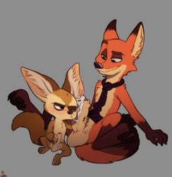 2boys after_orgasm anthro balls big_ears blush canine crazedg cum cum_string cum_taste disney duo erection eye_contact fennec finnick fox frown gay grin handjob holding_penis humanoid_penis male male_only mammal mostly_nude naughty_face necktie nick_wilde nude one_eye_closed partially_retracted_foreskin pawpads penis penis_size_difference reclining signature sitting size_difference spread_legs spreading uncut yaoi zootopia