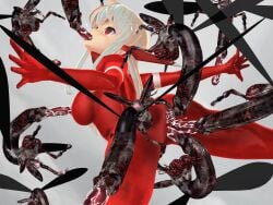 3d alien alien_girl alien_humanoid breasts female giantess insects interspecies mp-7l original original_character rape thighs ultraman_(franchise) ultrawoman
