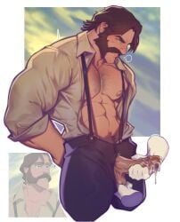big_ass big_penis daddy disney gay john_clayton male tarzan's_father tarzan_(1999_film) yaoi
