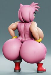 1girls 3d 3d_model ai ai_generated amy_rose amy_rose_(vulkyasha) ass big_ass big_breasts big_butt breasts bubble_ass bubble_butt female female_focus female_only hedgehog hedgehog_girl naked nude pink_body pink_fur pink_skin simple_background solo solo_female solo_focus tagme thick_thighs vulkyasha_(style)