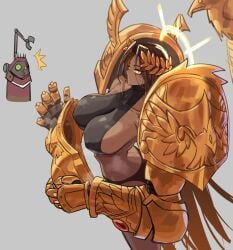 1girls adeptus_mechanicus big_breasts breasts female god-emperor_of_mankind tagme techpriest warhammer_(franchise) warhammer_40k