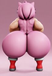 1girls 3d 3d_model ai ai_generated amy_rose amy_rose_(vulkyasha) ass big_ass big_breasts big_butt breasts bubble_ass bubble_butt female female_focus female_only hedgehog hedgehog_girl naked nude pink_body pink_fur pink_skin simple_background solo solo_female solo_focus tagme thick_thighs vulkyasha_(style)