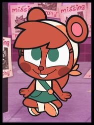 1boy 1girls age_difference anthro blowjob blowjob_face brown_body brown_ears brown_fur brown_nose brown_tail clothed clothed_female clothing eyelashes fellatio fellatio_face female green_eyes looking_at_viewer male mitzi_(ajmarekart) murphy_and_mitzi pov smile smiling smiling_at_viewer squirrel tagme unknown_artist