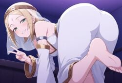 1girls ai_generated ass ass_focus female fina_(skies_of_arcadia) sega skies_of_arcadia