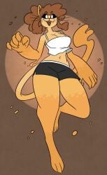 big_breasts breasts cleavage female furry huge_breasts nerdyreindeer tagme thick_thighs wide_hips
