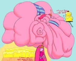 1girls 2025 2d 2d_(artwork) 2d_artwork adventure_time ass ass_bigger_than_head ass_bigger_than_torso bbw big_ass big_beautiful_woman blue_background cake cartoon_network corruption crown dialogue fat fat_ass fat_fetish feederism female flabby_arms flabby_legs food food_creature heart hyper hyper_ass hyper_fat hyper_obese hyper_overweight immobile lazypummalbutt long_hair obese obese_female overweight panties princess princess_bubblegum royalty simple_background solo striped_panties text weight_gain
