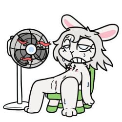 animated blind bunnyqueen cub fan gif sweat sweating sweaty young young_female