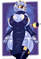 1girls areola ass big_areola big_ass big_breasts big_nipples big_thighs blush breasts clothed clothing dress drone fangs female female_only gigantic_ass gigantic_breasts gigantic_thighs glitch_productions hi_res huge_areola huge_ass huge_breasts huge_thighs hyper hyper_ass hyper_breasts hyper_thighs murder_drones nipples no_panties puffy_pussy pussy pussy_visible_through_clothes robot robot_girl rod_akihiro silver_hair solo tagme thick_hips thick_thighs thighs twintails v_(murder_drones) white_body white_hair yellow_eyes