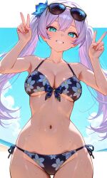 ai_generated bikini colombian huge_breasts kyria_vtuber nipple_slip string_bikini tagme virtual_youtuber vtuber