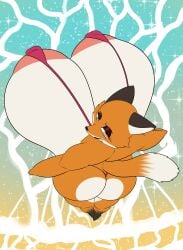 absurd_res anthro areola ass beach big_areola big_breasts big_butt bikini bird's-eye_view black_lipstick breasts canid canine cleavage clothed clothing female fox fur hi_res high-angle_view huge_areola huge_breasts huge_butt hyper hyper_breasts ignatia_(bewitched_hearts) ignatia_(revifrry) lipstick looking_at_viewer looking_up looking_up_at_viewer makeup mammal multicolored_body orange_body orange_fur revifrry solo swimwear tail two-piece_swimsuit water yellow_eyes