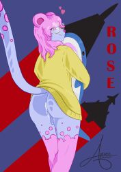 absurd_res aircraft airplane anthro ass azbie_creations balls blahaj blue_body blue_fur blush bodily_fluids bottomless clothed clothing cum cum_drip cum_inside digital_media_(artwork) dripping eurofighter_typhoon eyeliner_pencil eyewear f-14 f-14_tomcat felid feline femboy fish fur genital_fluids genitals glasses hair heart_symbol hi_res hoodie hoodie_only ikea jet male mammal marine nude pantherine penis pink_eyes pink_hair pink_nose plushie presenting rose_(azbie_creations) round_ears round_glasses shark simple_background smile snow_leopard solo sparkles squish stylized tail text topwear topwear_only vehicle