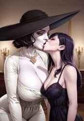 2girls adult_and_teenager age_difference ai_generated alcina_dimitrescu animated civitai crossover disney goth_girl hailuoai height_difference kissing mikey-rg97 milf no_sound pixar resident_evil_8:_village shorter_than_30_seconds tagme teenager the_incredibles video violet_parr yuri