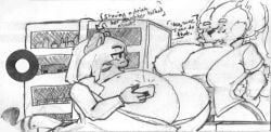 big_breasts breasts cleavage female furry huge_breasts owloflarge priscilla_(kilinah) tagme thick_thighs wide_hips