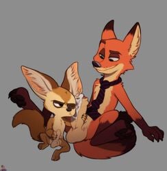 2boys after_orgasm anthro balls big_ears blush canine crazedg cum cum_string cum_taste disney duo erection eye_contact fennec finnick fox frown gay grin handjob holding_penis humanoid_penis long_foreskin male male_only mammal mostly_nude naughty_face necktie nick_wilde nude one_eye_closed partially_retracted_foreskin pawpads penis penis_size_difference reclining signature sitting size_difference spread_legs spreading uncut yaoi zootopia