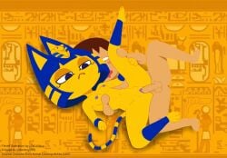 ankha from animal crossing by godness jl