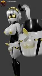 1futa 1girls 3d big_balls big_balls_with_big_penis futanari j_(murder_drones) murder_drones nude nude_female oversized_balls pose robot robot_futa robot_girl small_penis ssnomaly