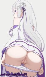 emilia (re:zero) from re:zero kara hajimeru isekai seikatsu by daxa