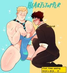 charlie spring from heartstopper by leonelart