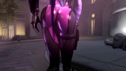 3d animated ass ass_shake bubble_butt close_up dat_ass king's_row_(map) noname55 overwatch sound source_filmmaker the_firebrand video widowmaker