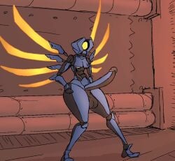 1futa animated balls breasts futa_only futanari huge_cock humanoid humanoid_penis penis rasavr robot self_upload solo sudden_erection tagme ultrakill v1_(ultrakill) video