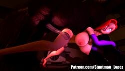 3d anal anal_insertion anal_sex animated bestiality big_breasts big_penis breasts bulge dark_environment disney female green_eyes horse horsecock interspecies jessica_rabbit large_breasts light_skin loop model mp4 nipples no_sound nude penetration penis pink_light red_hair red_light sfmpov shocking_(artist) source_filmmaker stomach_bulge video who_framed_roger_rabbit x-ray zoophilia