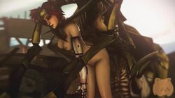 1monster 3d animated areolae blood borderlands borderlands_2 breasts fatcat17 female from_behind gaige_(borderlands) gore guro insect insects monster nipples no_sound nude rape red_hair sex source_filmmaker varkid video zoophilia