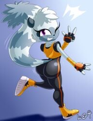 tangle the lemur from idw comics by lechugansfw