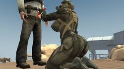 3d female handjob haven_trooper male metal_gear_solid unknown_artist