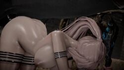 3d absurdly_large_cock big_breasts breasts cave_(artist) character_request copyright_request horse horsecock stomach_bulge tagme video zoophilia