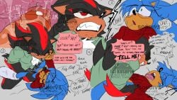 age_difference anthro blush bodily_fluids comic cuntboy duo eulipotyphlan eyewear genital_fluids genitals glasses green_eyes hedgehog hi_res intersex intersex/male male mammal nicholas_(shaddycatz) nicky_the_hedgehog penis pussy red_eyes sega shadow_the_hedgehog somedivs sonic_(series) sonic_the_hedgehog sonic_the_hedgehog_(series) stepfather_(lore) stepfather_and_stepchild_(lore) stepfather_and_stepson_(lore) stepparent_(lore) stepparent_and_stepchild_(lore) stepparent_and_stepson_(lore) stepson_(lore) trans_(lore) trans_man_(lore) vaginal_fluids vulva