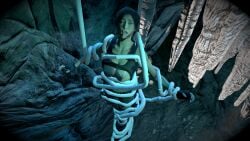 3d after_oral cave cum_in_mouth damsel_in_distress female lara_croft lara_croft_(survivor) monster oral oral_penetration restrained_by_tentacles skyliner79 sucking tentacle tentacle_in_mouth tentacle_penetration tomb_raider tomb_raider_(survivor) video_game_character