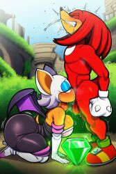 1boy 1girls ai_generated anthro balls bare_shoulders bat bat_wings big_ass big_breasts blowjob blowjob_face chaos_emerald curvaceous curvy curvy_figure deepthroat drool drooling echidna female fists_clenched furry gloves goblinlover693 hourglass_figure knuckles_the_echidna large_ass large_breasts light-skinned_female light_skin madroshi male male/female master_emerald mobian mobian_(species) mobian_bat mobian_echidna muscles muscular muscular_anthro muscular_male naked_male penis red_body red_fur red_hair rouge_the_bat saliva sega sex slobber sonic_(series) sonic_the_hedgehog_(series) sucking sucking_dick sucking_penis swallowing_penis_while_deepthroat sweat sweatdrop sweating thick_thighs thighs throat_bulge tight_clothing white_fur white_hair wide_hips