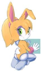 2025 anthro archie_comics ass breasts bunnie_rabbot colono cybernetic_arm cybernetic_leg cybernetic_limb cybernetics cyborg eyelashes eyeshadow female green_eyes hi_res lagomorph leporid looking_at_viewer machine makeup mammal nude one_ear_up ponytail rabbit scut_tail sega short_tail side_boob smile solo sonic_(series) sonic_the_hedgehog_(archie) sonic_the_hedgehog_(comics) sonic_the_hedgehog_(series) tail