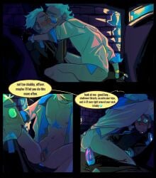 anal_sex belly_button_piercing car_sex cuntboy cuntboy_on_cuntboy depriviolent intersex partially_clothed pegging power_bottom public_sex rick_and_morty rick_sanchez selfie strap-on transmasc