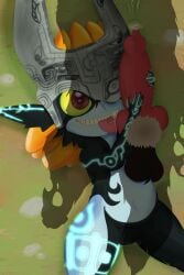 2:3 absurd_res animal_genitalia animal_penis balls big_penis bodily_fluids brown_body brown_fur canid canine canine_genitalia canine_penis canis clothing cum cum_on_ground detailed_background disembodied_penis duo female female_on_feral feral fur fused_shadow genital_fluids genitals glowing glowing_markings grin hair hakataku_art handjob headgear headwear hi_res humanoid humanoid_on_feral imp knot knot_lick knotted_penis larger_feral licking link lying lying_on_ground male male/female mammal markings midna multicolored_body navel nintendo on_back on_ground oral orange_hair outline penile penis pointy_ears red_eyes saliva saliva_on_penis sex shadow_over_body sharp_teeth short_stack size_difference smaller_female smile teeth the_legend_of_zelda tongue tongue_out twilight_princess vaginal_fluids vein veiny_penis wide_hips wolf wolf_link yellow_sclera zoophilia